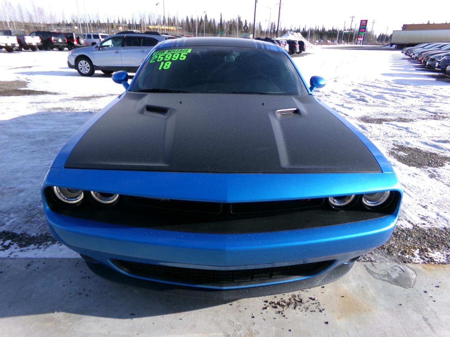 2018 Blue /Black Dodge Challenger R/T Plus (2C3CDZBT3JH) with an 5.7L V8 OHV 16V engine, 6MT transmission, located at 2630 Philips Field Rd., Fairbanks, AK, 99709, (907) 458-0593, 64.848068, -147.780609 - Photo#1